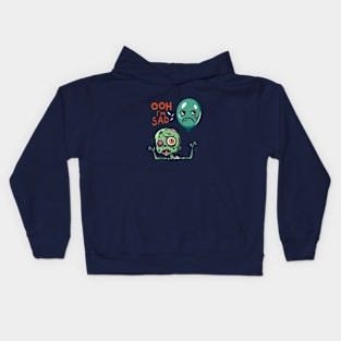 sad zombie Kids Hoodie